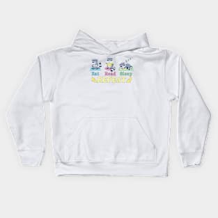 Eat Read Sleep Repeat Kids Hoodie